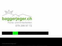 baggerjeger.ch Webseite Vorschau