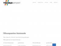 tschuisport.ch Webseite Vorschau