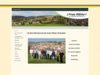 freie-waehler-wiesenbach.de Webseite Vorschau