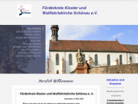 foerderkreis-kloster-schoenau.de Webseite Vorschau