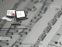 newzik.com Webseite Vorschau