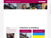 heidelberg-fluechtlinge.de Webseite Vorschau