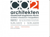 co2-architekten.de Webseite Vorschau