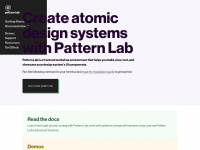 patternlab.io Webseite Vorschau