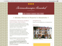 rosenhof-erfurt.de Webseite Vorschau