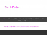 spirit-portal.com Webseite Vorschau