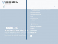 microsteel.com Webseite Vorschau