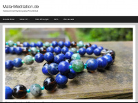 mala-meditation.de Webseite Vorschau