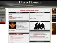 samael-web.de Webseite Vorschau