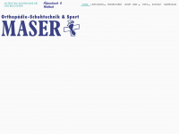 orthopaedie-sport-maser.de Webseite Vorschau