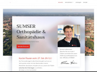 sumser-orthopaedie.de Webseite Vorschau