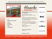 blanche.de Webseite Vorschau