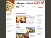 pizzeria-italia-wassertruedingen.de Webseite Vorschau
