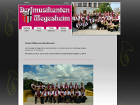 dorfmusikanten-megesheim.de Webseite Vorschau