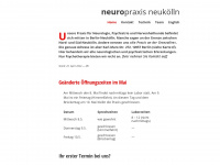 neuropraxis-neukölln.de Webseite Vorschau