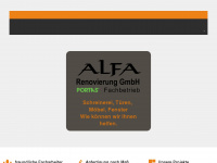 alfa-renovierung.de Webseite Vorschau