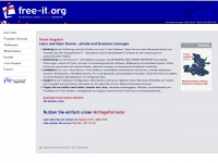 free-it.org Webseite Vorschau