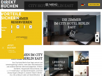 hotel-berlin-east.com Webseite Vorschau