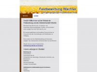 festbewirtung-waechter.de Webseite Vorschau
