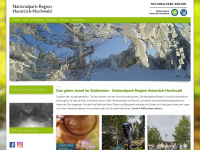 nationalparkregion-hunsrueck-hochwald.de Webseite Vorschau