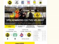 vfb-homberg-fussball.de Webseite Vorschau
