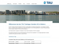 tau-ag.ch Webseite Vorschau