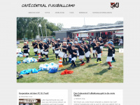 cafecentral-fussballcamp.de Webseite Vorschau