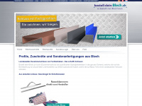 bestell-dein-blech.ch Webseite Vorschau