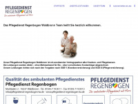 pflegedienst-regenbogen-ka.de Webseite Vorschau