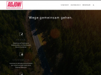 adjomi.eu Webseite Vorschau
