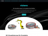 vizions.ch Webseite Vorschau