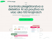 plag.sk Webseite Vorschau