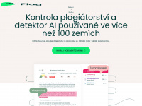 plag.cz Webseite Vorschau
