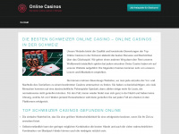 online-casinos-schweiz.com Webseite Vorschau
