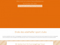 edelhelfer-sport.de Webseite Vorschau