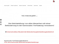 behindertengleichstellung.ch Webseite Vorschau