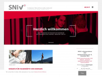 sniv.ch Webseite Vorschau