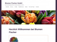 blumenfischer.ch Webseite Vorschau