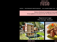 hotelfusio.ch Webseite Vorschau