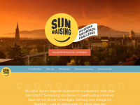 sunraising.ch Webseite Vorschau