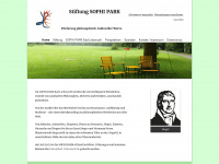 sophipark.org Webseite Vorschau
