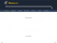 shop-rheintaler.de Webseite Vorschau