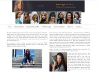 marriage-world.com Webseite Vorschau