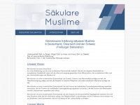 saekulare-muslime.org Webseite Vorschau