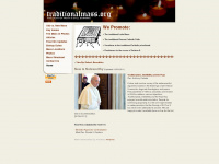 traditionalmass.org Webseite Vorschau