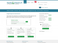 santecheck.ch Webseite Vorschau