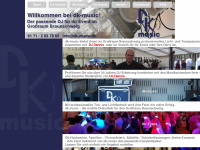 dk-music.de Webseite Vorschau