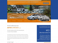 auto-schroeder.com Webseite Vorschau