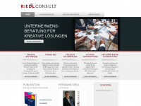 riedl-consult.de Webseite Vorschau