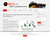 rechord-chor.de Webseite Vorschau
